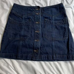 Free people denim skirt